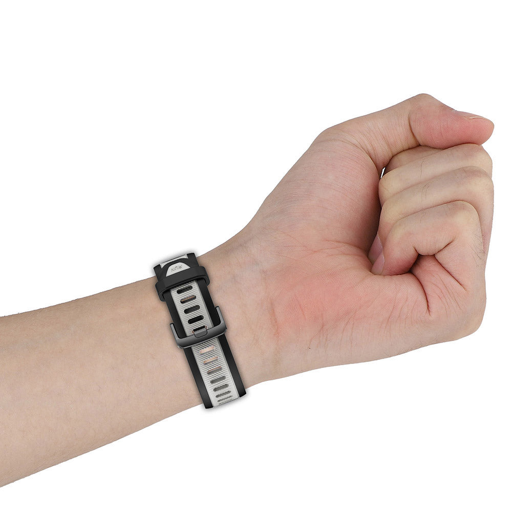 Curea Techsuit W053 za Huawei Watch / Garmin Watch seriju, 18mm, Siva