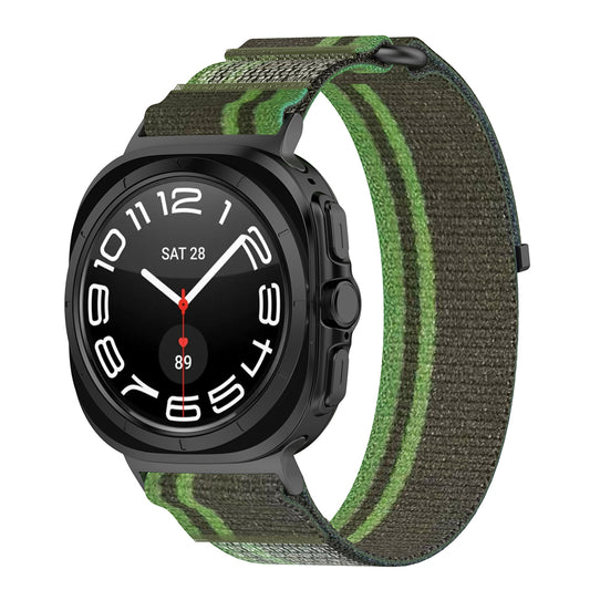 Kaiš Techsuit W054 za Samsung Galaxy Watch Ultra, Tamno Zeleno Sivi
