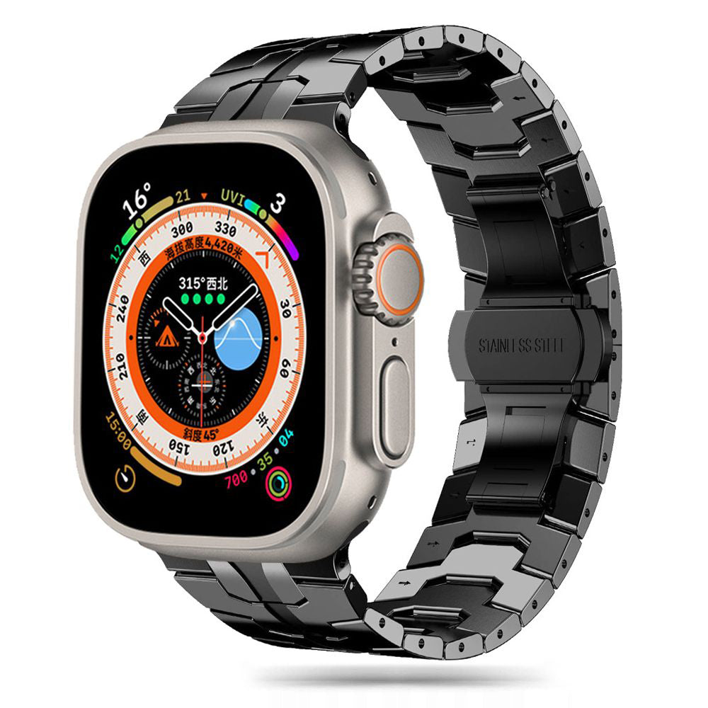 Kaiš Techsuit W063 za Apple Watch 49mm / 46mm / 45mm / 44mm / 42mm serije, Crni