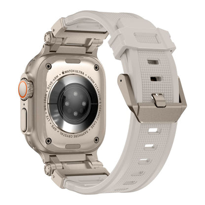 Kaiš Techsuit W064 za Apple Watch 49mm / 46mm / 45mm / 44mm / 42mm serije, Srebrni