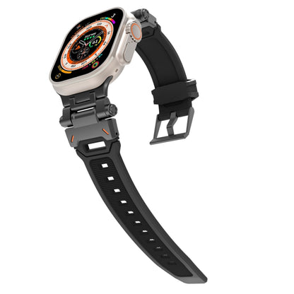 Techsuit kaiš W064 za Apple Watch 49mm / 46mm / 45mm / 44mm / 42mm Series, Crna