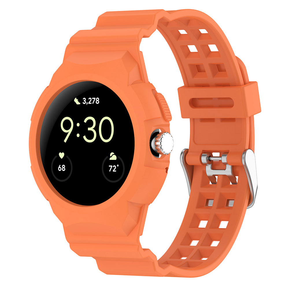 Kaiš Techsuit W065 za Google Pixel Watch 3 41mm / Watch 2 / Watch, Narandžasti