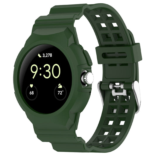Kaiš Techsuit W065 za Google Pixel Watch 3 41mm / Watch 2 / Watch, Zelena