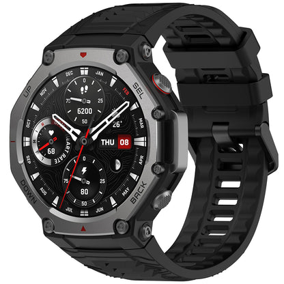 Kaiš Techsuit W067 za Amazfit T-Rex 3, Crni