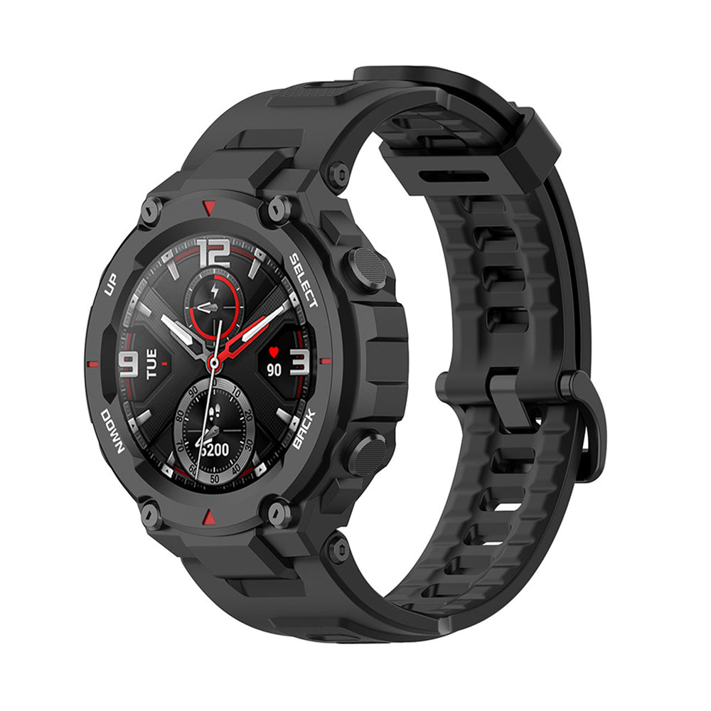 Kaiš Techsuit W067 za Amazfit T-Rex Pro / T-Rex, Crni