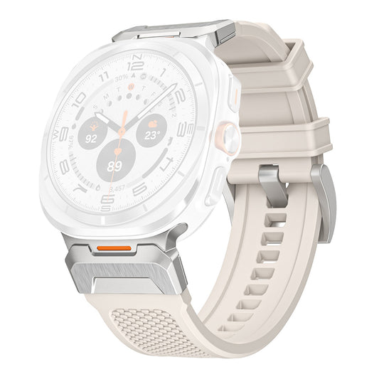 Kaiš Techsuit W068 za Samsung Galaxy Watch Ultra, Belo Srebrni