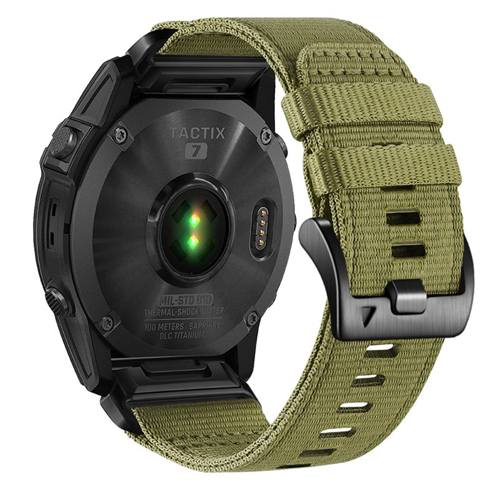 Curea Techsuit W070 za Garmin Instinct / Approach / Fenix Watch Series, 20mm, Zelena