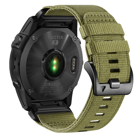 Curea Techsuit W070 za Garmin Instinct / Approach / Fenix Watch Series, 20mm, Zelena