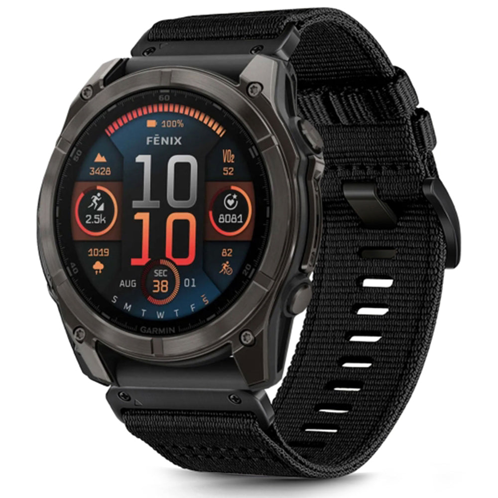 Kaiš Techsuit W070 za Garmin Watch Fenix / Forerunner / Approach Series, 22mm, Crna