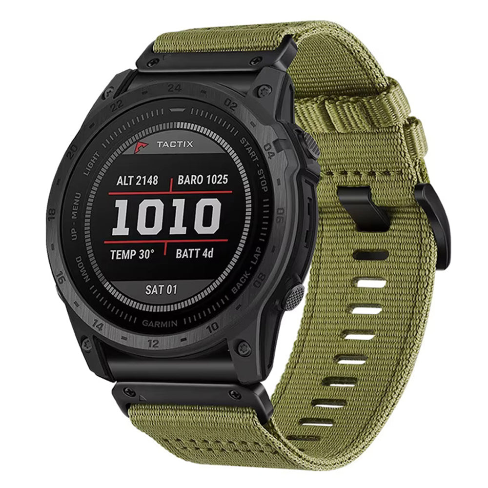 Curea Techsuit W070 za Garmin Watch Fenix / Forerunner Series, 22mm, Zelena