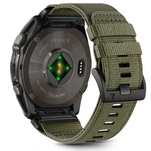 Kaiš Techsuit W070 za Garmin Watch Fenix / Forerunner Series, 22mm, Tamno Zelen