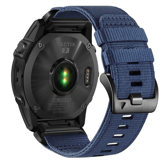 Curea Techsuit W070 za Garmin Watch Fenix Series, 26mm, Tamnoplava