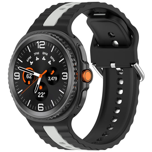 Kaiš Techsuit W078 za Samsung Galaxy Watch 8 Classic / Watch8 44mm / Watch 8 40mm, Crni