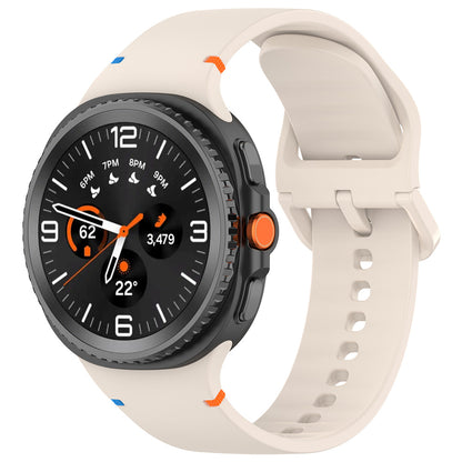 Kaiš Techsuit W079 za Samsung Galaxy Watch 8 Classic / Watch8 44mm / Watch 8 40mm, Bež