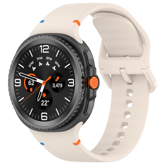 Kaiš Techsuit W079 za Samsung Galaxy Watch 8 Classic / Watch8 44mm / Watch 8 40mm, Bež
