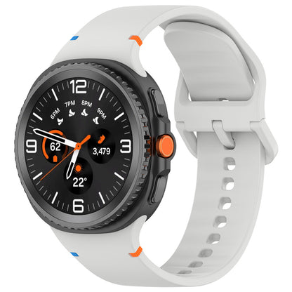 Kaiš Techsuit W079 za Samsung Galaxy Watch 8 Classic / Watch8 44mm / Watch 8 40mm, Sivi