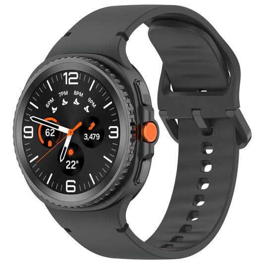 Kaiš Techsuit W079 za Samsung Galaxy Watch 8 Classic / Watch8 44mm / Watch 8 40mm, Crni Grafit