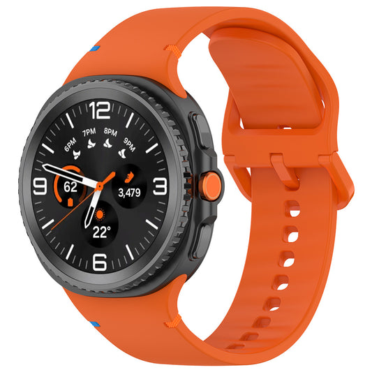 Kaiš Techsuit W079 za Samsung Galaxy Watch 8 Classic / Watch8 44mm / Watch 8 40mm, Narandžasti
