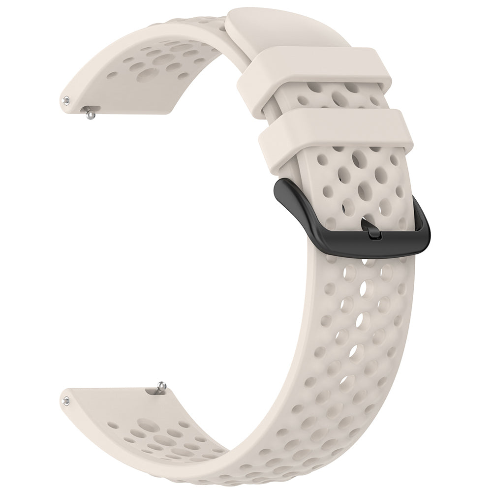 Curea Techsuit W083 za Amazfit Watch / Samsung Watch Series, 22mm, Bela