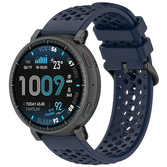 Curea Techsuit W083 za Amazfit Watch / Samsung Watch Series, 22mm, Tamnoplava