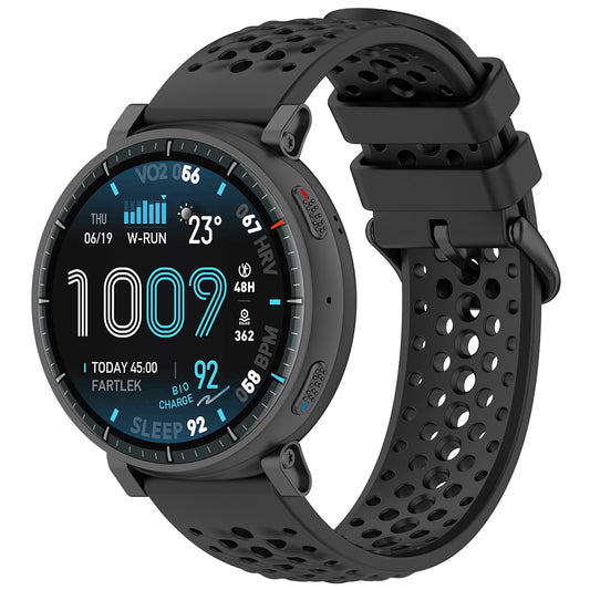 Curea Techsuit W083 za Amazfit Watch / Samsung Watch Series, 22mm, Crna