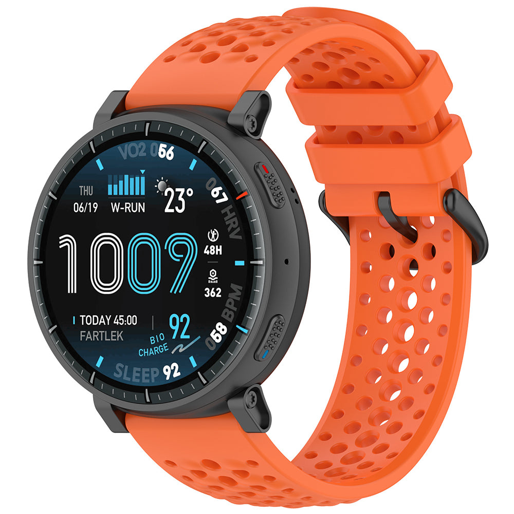 Curea Techsuit W083 za Amazfit Watch / Samsung Watch Series, 22mm, Narandžasta