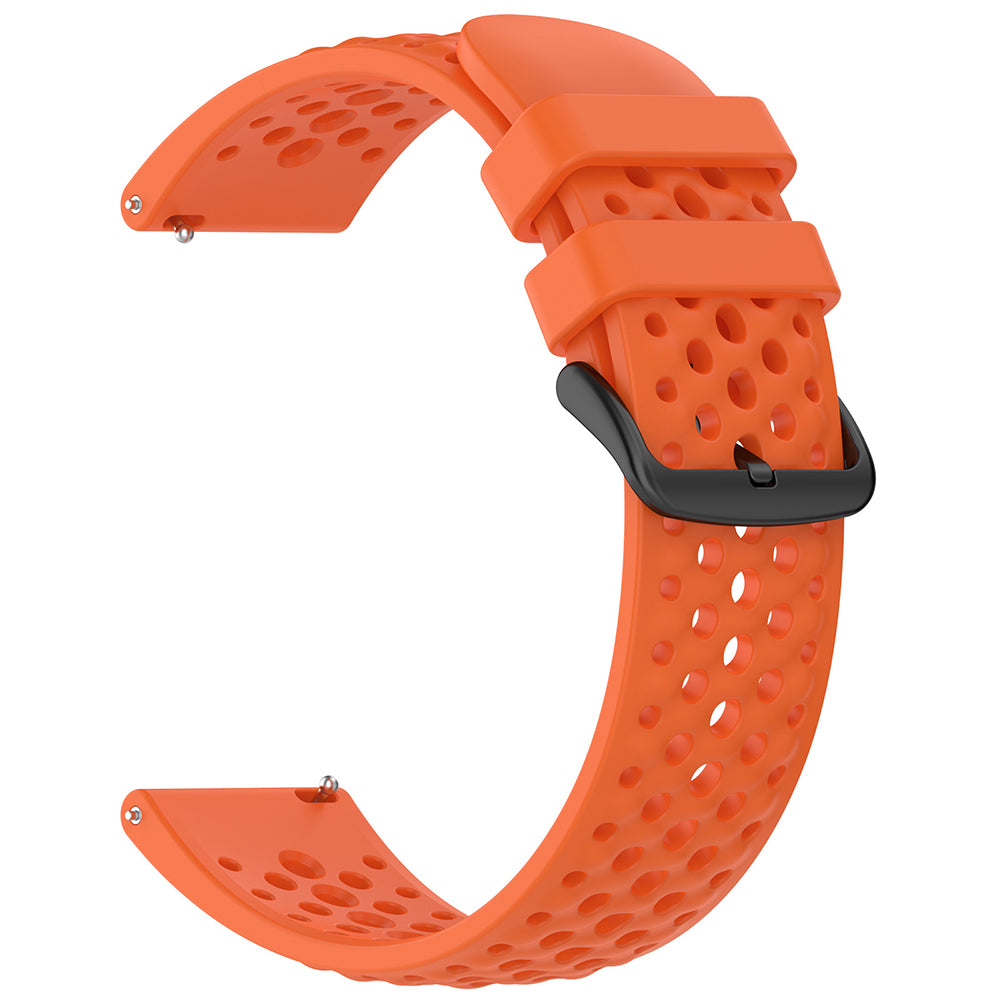 Curea Techsuit W083 za Amazfit Watch / Samsung Watch Series, 22mm, Narandžasta