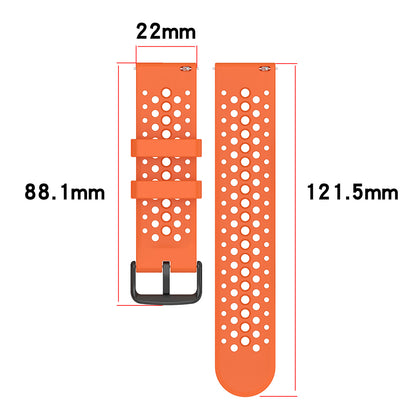 Curea Techsuit W083 za Amazfit Watch / Samsung Watch Series, 22mm, Narandžasta