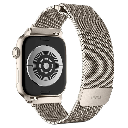 Kaiš UNIQ Dante za Apple Watch 42mm / 41mm / 40mm / 38 Series, Zlatna