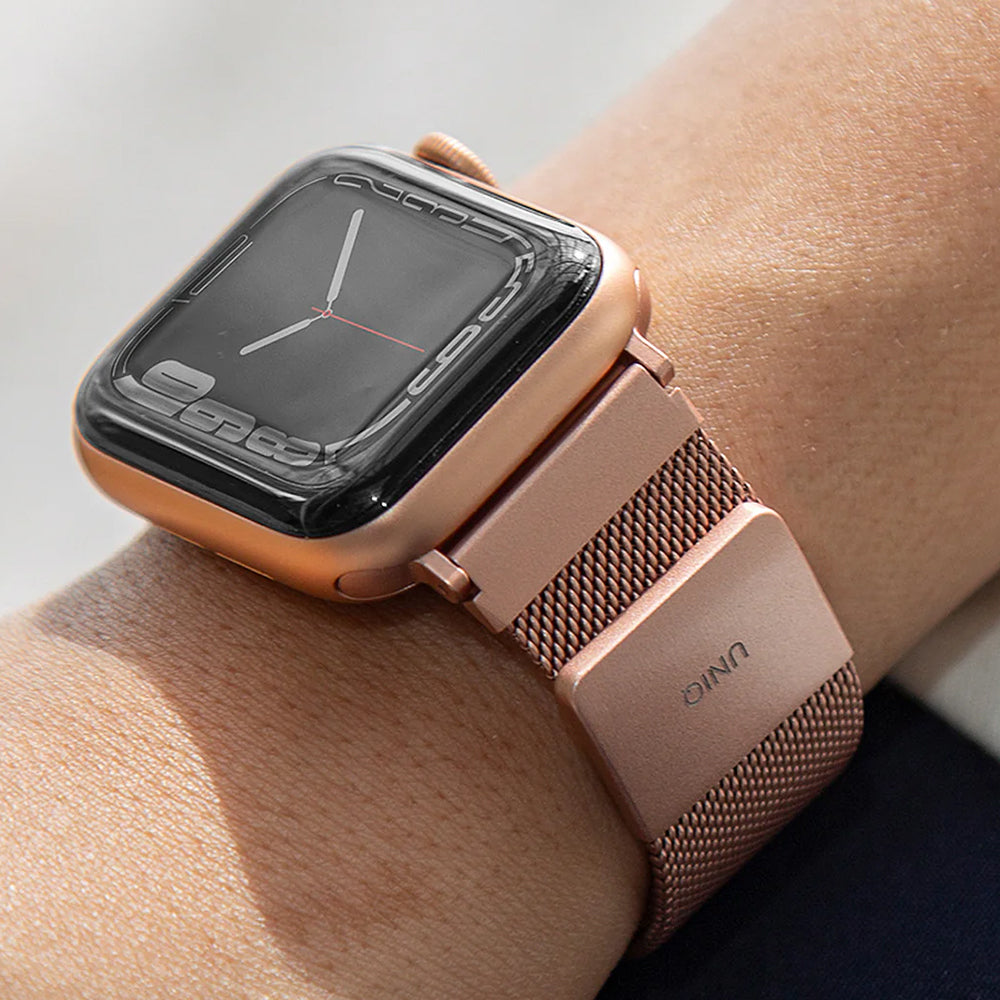 Kaiš UNIQ Dante za Apple Watch 42mm / 41mm / 40mm / 38 Series, Zlatna
