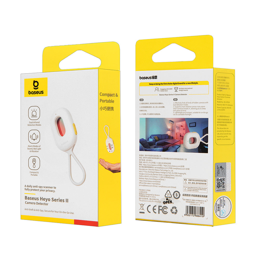 Detektor Skrivenih Kamera Baseus Heyo II, Beli L60476900211-00