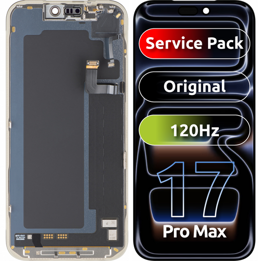 Display sa Touchscreen-om Apple iPhone 17 Pro Max, sa Ramom, Crni, Service Pack 661-56050