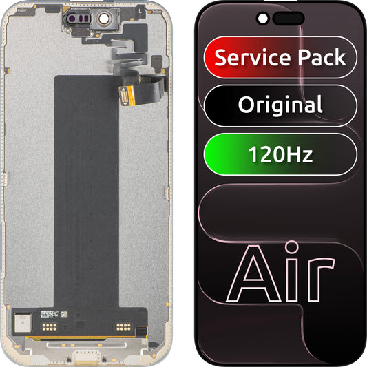 Display sa ekranom osetljivim na dodir Apple iPhone 17 Air, sa ramom, crni, Service Pack 661-55240