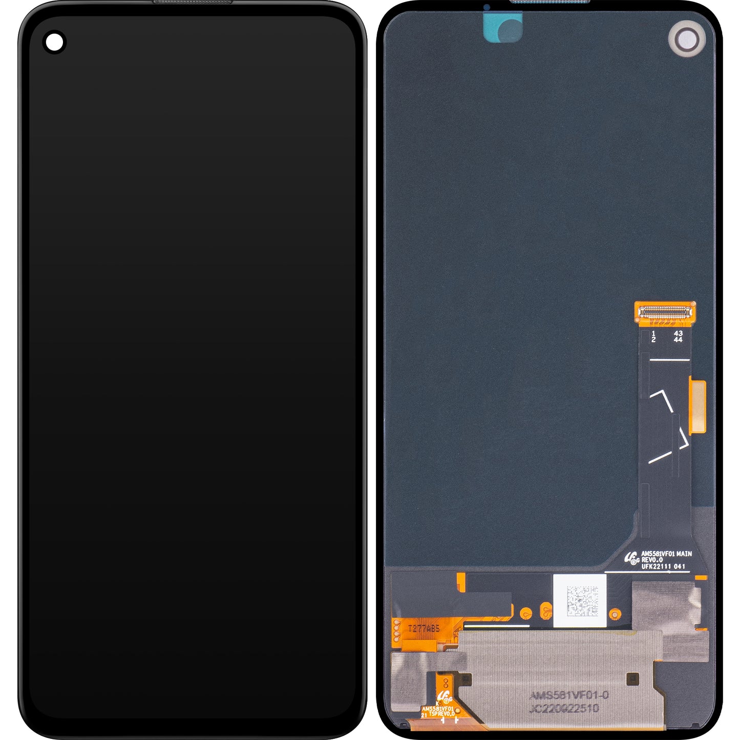 Zaslon s dodirnim ekranom Google Pixel 4a 4G, Servisni paket G949-00007-01