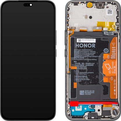 Display sa Touchscreen-om Honor 400 Lite, sa Ramom i Baterijom, Crni (Velvet Black), Service Pack 0235ANSY