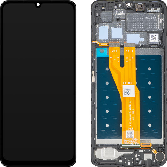 Ekran sa Touchscreen-om Honor X5c / X5c Plus, sa Ramom, Crni, Service Pack 9707ACHU