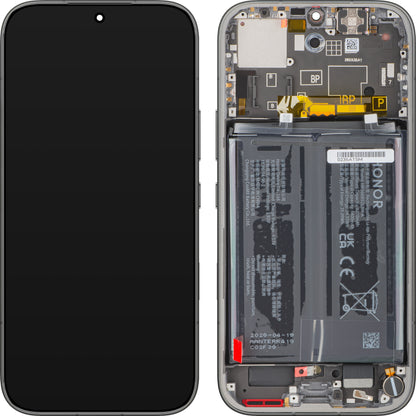 Display sa ekranom osetljivim na dodir Honor 600, sa ramom i baterijom, crni, Service Pack 0235ATSM