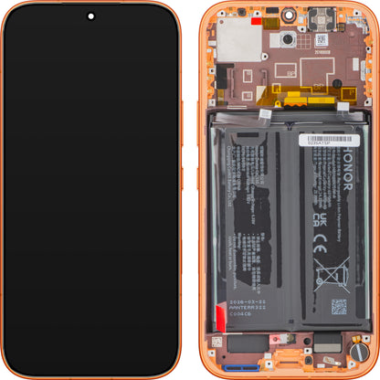 Display sa ekranom osetljivim na dodir Honor 600, sa ramom i baterijom, narandžasta, Service Pack 0235ATSP