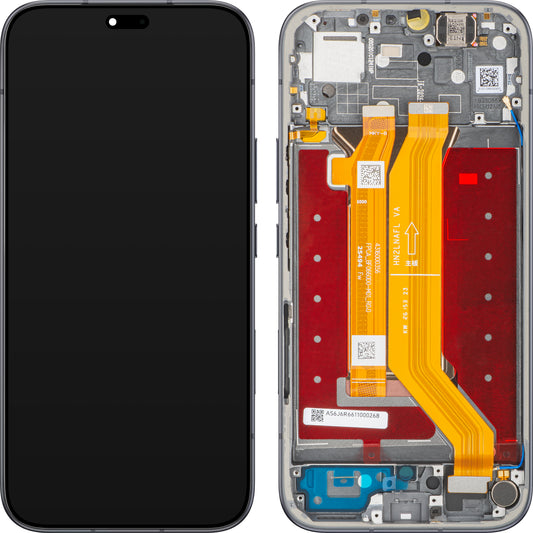 Displej sa ekranom osetljivim na dodir Honor 600e / 600 Lite, sa ramom, crni (Velvet Black), Service Pack 0235ASUL
