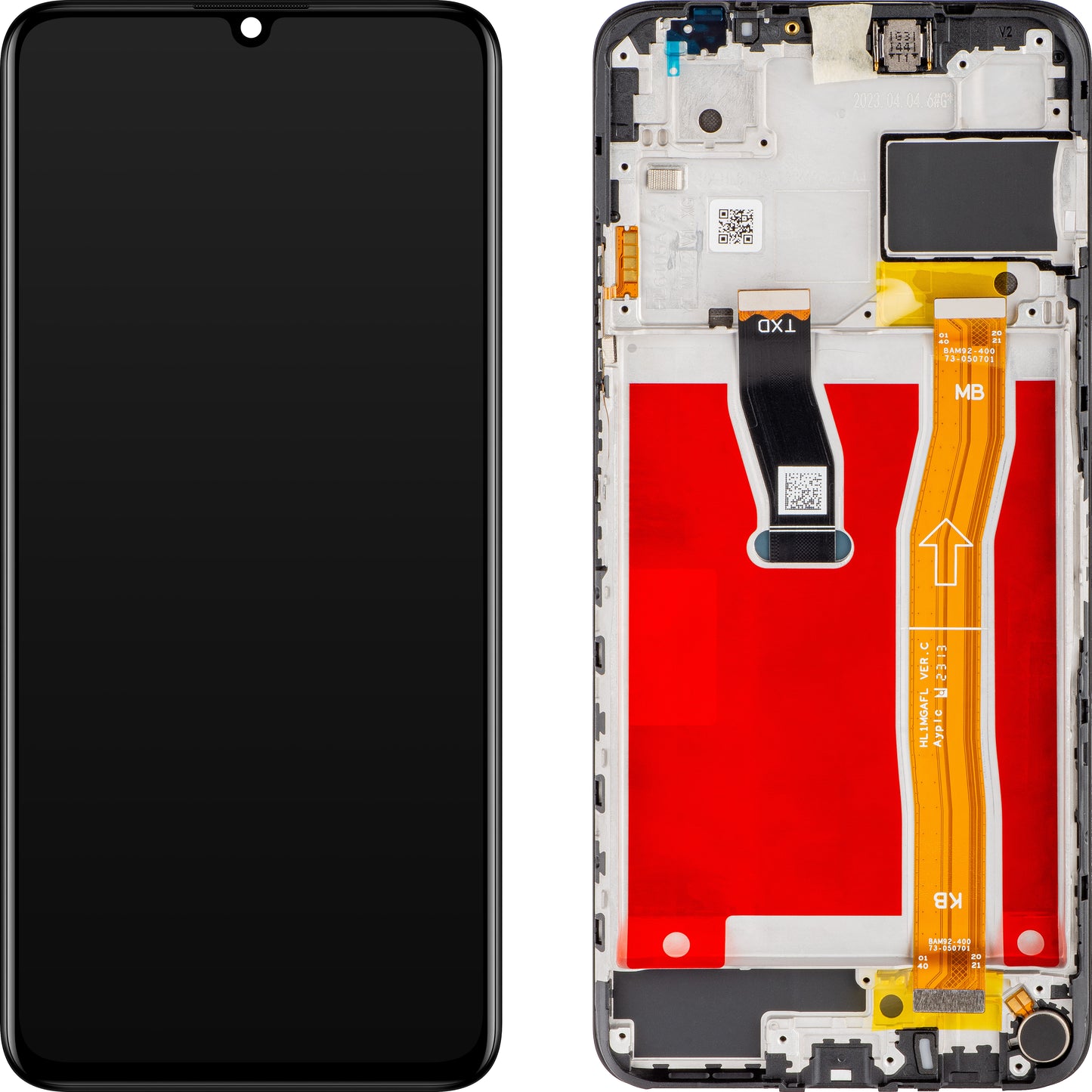 Display sa Touchscreen-om Huawei nova Y70, sa Ramom, Crni (Midnight Black), Service Pack 02354WHN