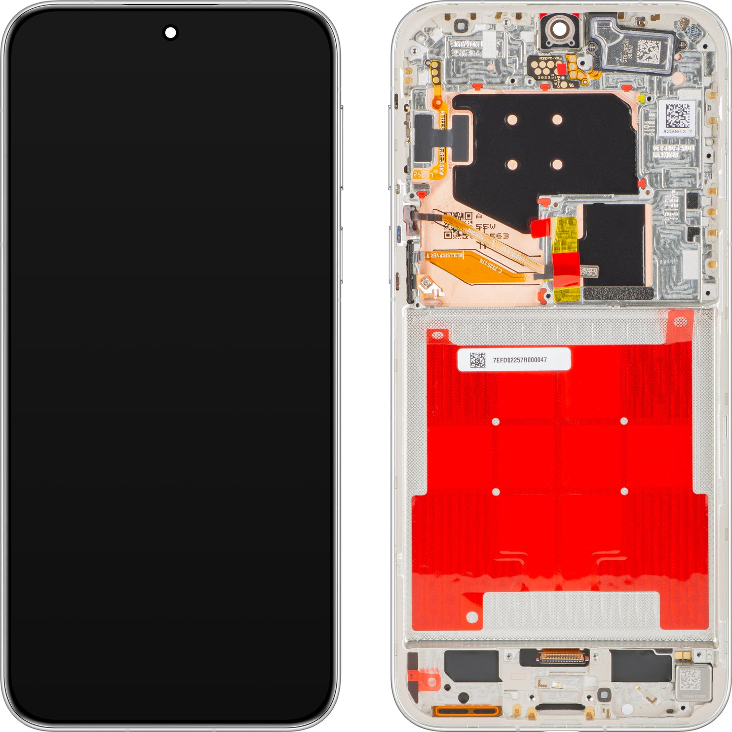 Display sa Touchscreen-om Huawei Pura 80 Pro, sa Ramom, Beli (Glazed White), Service Pack 02357EFD