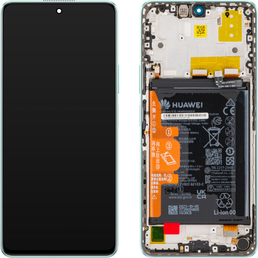 Display sa Touchscreenom Huawei nova 11i, sa Ramom i Baterijom, Zelena (Mint Green), Service Pack 02355PFM