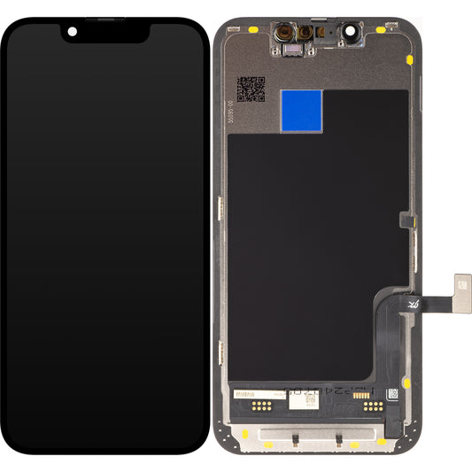 Zaslon s dodirnim ekranom JK za Apple iPhone 13 mini, s okvirom, LCD In-Cell verzija, crni