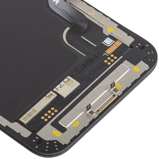 Zaslon s dodirnim ekranom JK za Apple iPhone 12 mini, s okvirom, LCD In-Cell verzija, crni