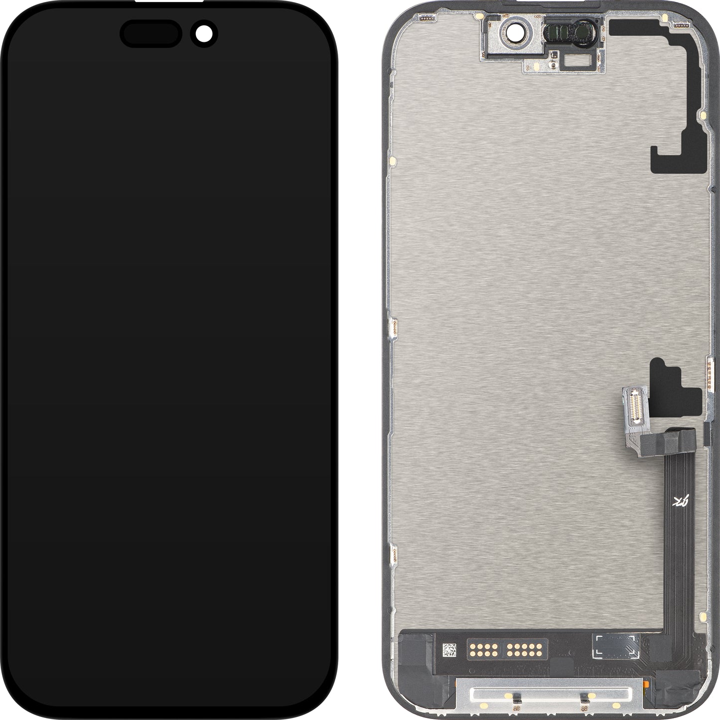Display sa ekranom osetljivim na dodir JK za Apple iPhone 17, sa ramom, verzija LCD In-Cell IC Movable, crna