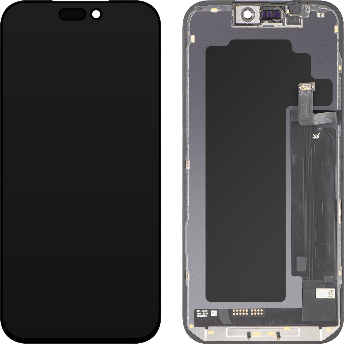 Display sa ekranom osetljivim na dodir JK za Apple iPhone 17 Pro Max, sa ramom, LCD In-Cell IC Movable verzija, crna