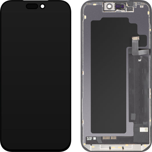 Display sa ekranom osetljivim na dodir JK za Apple iPhone 17 Pro Max, sa ramom, LCD In-Cell IC Movable verzija, crna