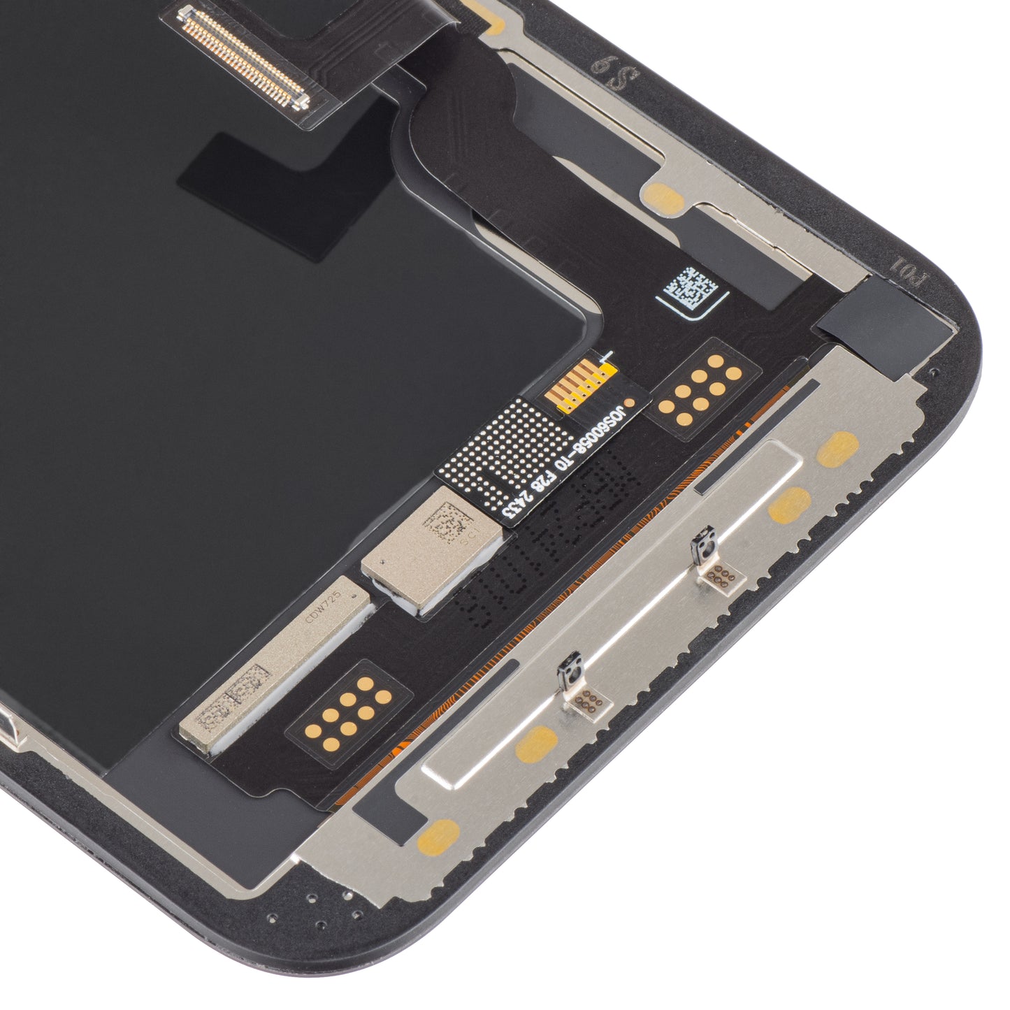 Zaslon s dodirnim ekranom JK za Apple iPhone 13, s okvirom, OLED IC Movable verzija, crni