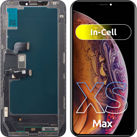 Display sa Touchscreenom JK za Apple iPhone XS Max, sa Ramom, LCD In-Cell Verzija, Crni