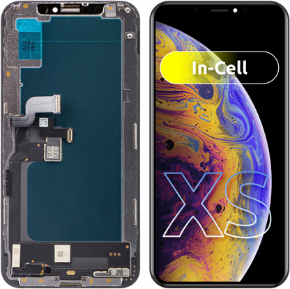 Display sa Touchscreenom JK za Apple iPhone XS, sa Ramom, LCD In-Cell Verzija, Crni